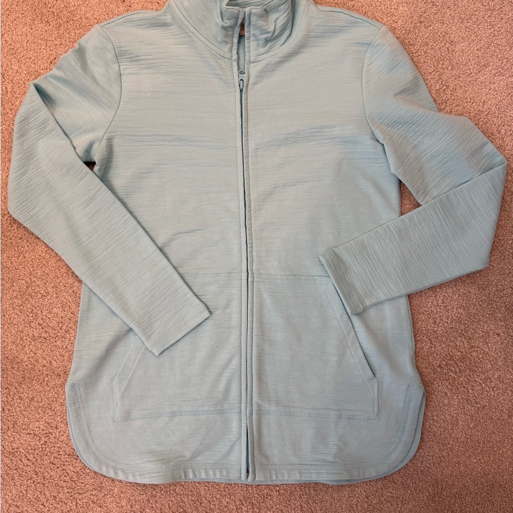 Talbot’s Light Blue Full-Zip Jacket